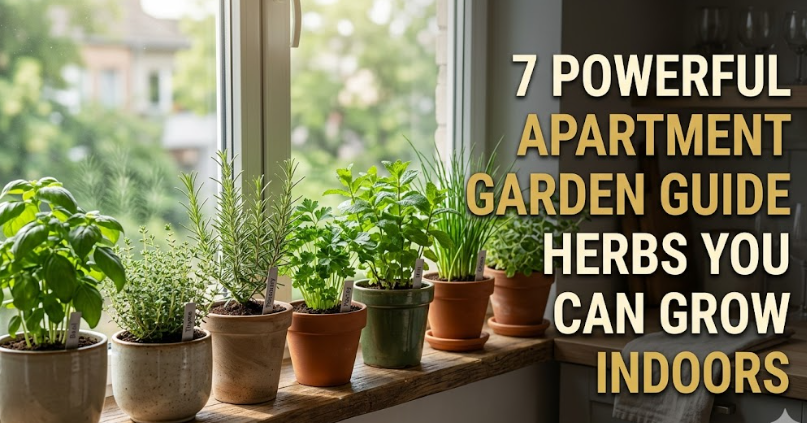 7 Powerful Apartment Garden Guide Herbs You Can Grow Indoors