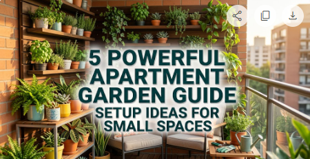 5 Powerful Apartment Garden Guide Setup Ideas for Small Spaces