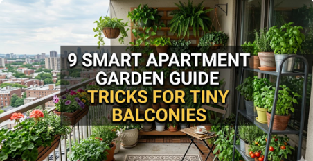 9 Smart Apartment Garden Guide Tricks for Tiny Balconies