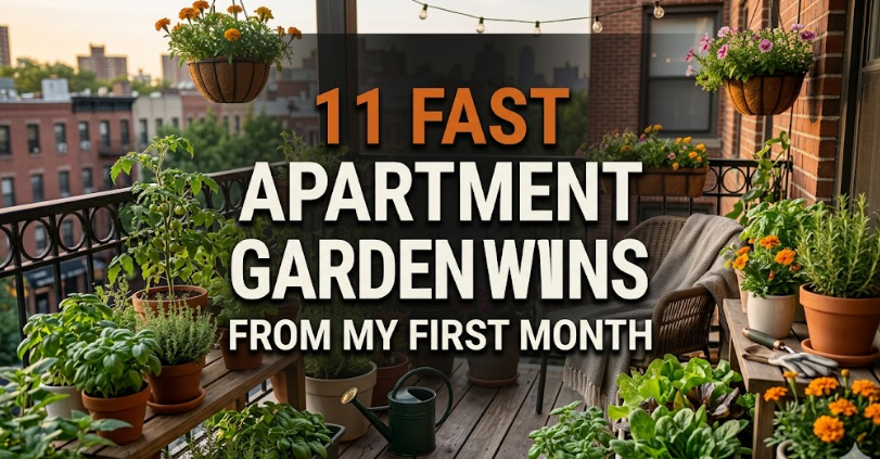 11 Fast Apartment Garden Guide Wins From My First Month