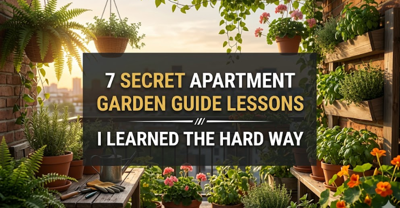 7 Secret Apartment Garden Guide Lessons I Learned the Hard Way