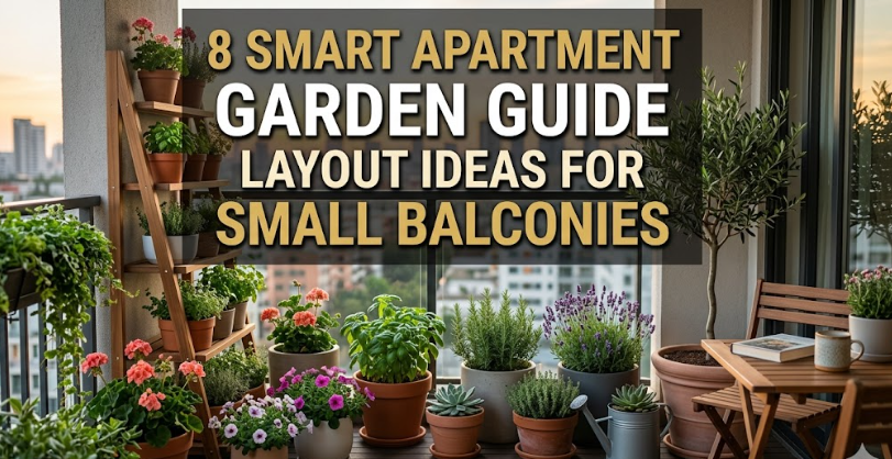 8 Smart Apartment Garden Guide Layout Ideas for Small Balconies