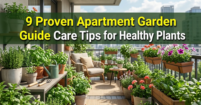 9 Proven Apartment Garden Guide Care Tips for Healthy Plants