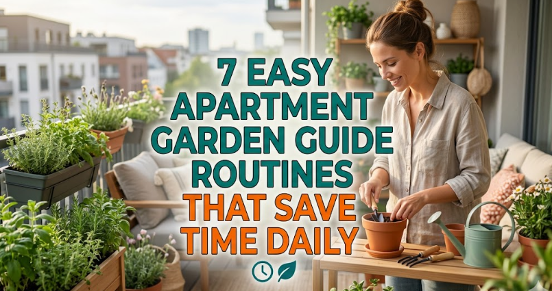 7 Easy Apartment Garden Guide Routines That Save Time Daily