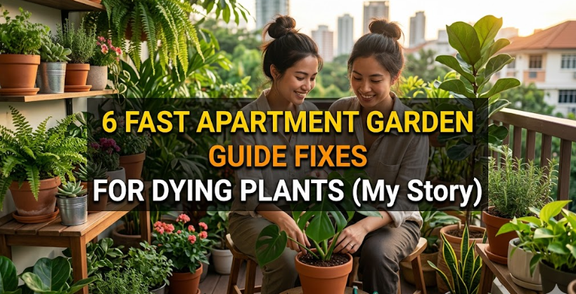 6 Fast Apartment Garden Guide Fixes for Dying Plants (My Story)