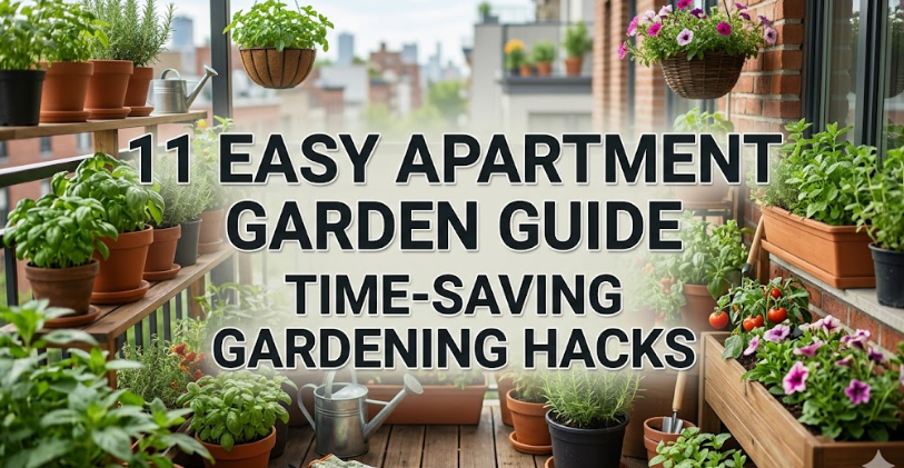 11 Easy Apartment Garden Guide Time-Saving Gardening Hacks