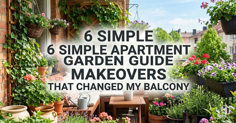 6 Simple Apartment Garden Guide Makeovers That Changed My Balcony