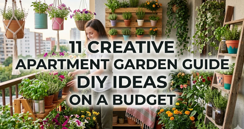 11 Creative Apartment Garden Guide DIY Ideas on a Budget