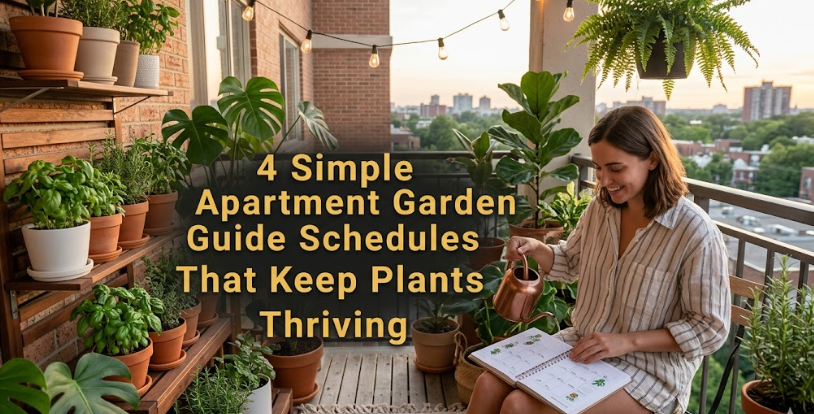4 Simple Apartment Garden Guide Schedules That Keep Plants Thriving